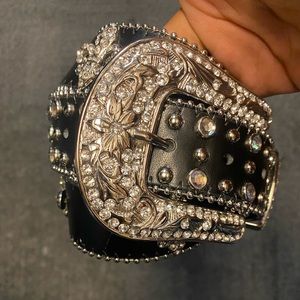 Rhinestone belt
